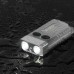 V10L Dual LED 1000LM Strong Light EDC Keychain Flashlight With UV Sidelight Type-C Rechargeable Waterproof Mini LED Torch Magnet Lantern UV Lamp