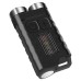 V3 Mini Keychain Flashlight Dual LED Head Type C Charging IP65 Waterproof 900LM Small Keyring Rechargeable Torch Light