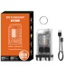 V3 Mini Keychain Flashlight Dual LED Head Type C Charging IP65 Waterproof 900LM Small Keyring Rechargeable Torch Light