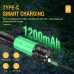 V8 800LM Strong Light EDC Portable LED Flashlight USB Rechargeable Built-in 18650 Battery Mini Torch Outdoor Emergency Light