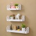 3Pcs Modern Wall Mounted Shelf Storage Rack Holder Home Office Bedroom Decor Set