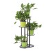 4 Layers Iron Flower Stand Pot Plant Display Shelves Rack Garden Home Decoration