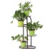 4 Layers Iron Flower Stand Pot Plant Display Shelves Rack Garden Home Decoration