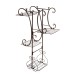 4 Tier Flower Stand Iron Plant Pot Shelf Balcony Floor Stand Garden Home Decor Planter Holder