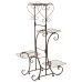 4 Tier Flower Stand Iron Plant Pot Shelf Balcony Floor Stand Garden Home Decor Planter Holder