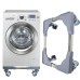 Adjustable Movable Base Laundry Pedestal Stand Bracket for Washing Machine Dryer Refrigerator
