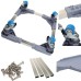 Adjustable Movable Base Laundry Pedestal Stand Bracket for Washing Machine Dryer Refrigerator