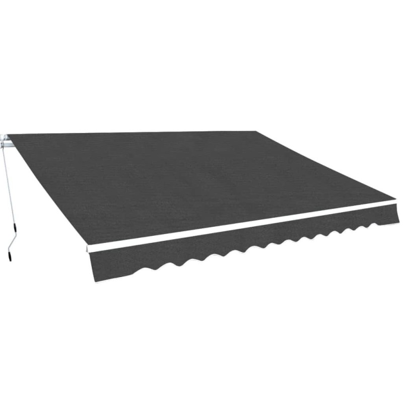 Awning manually extendable 450 cm anthracite