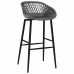 Bar chairs 4 pcs gray