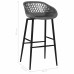 Bar chairs 4 pcs gray