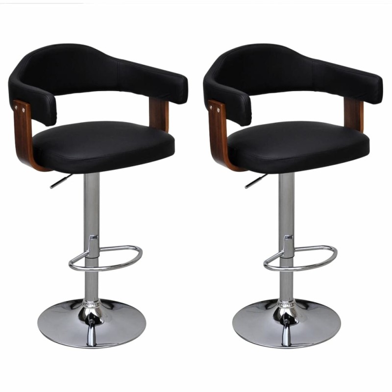 Bar stools 2 pc bent wood