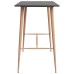 Bar table 120x60x105 cm black