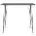 Bar table 120x60x105 cm black