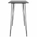 Bar table 120x60x105 cm black