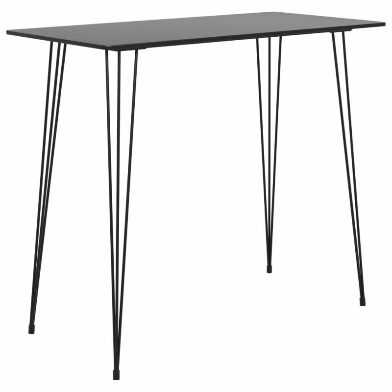 Bar table 120x60x105 cm black