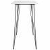 Bar table 120x60x105 cm white