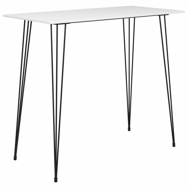 Bar table 120x60x105 cm white