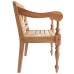 Batavia chairs 2 pcs solid mahogany light brown