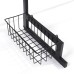 Black Stainless Steel Kitchen Storage Shelving House Sink Bowl House Dish Draining Strainer Rack