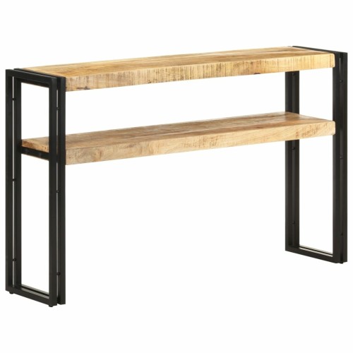 Console Table 47.2"x11.8"x29.5" Rough Mango Wood