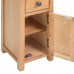 Corner Cabinet Solid Oak Wood 10.2"x10.2"x37" Brown