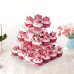 Cupcake Stand Cake Holder Wedding Party Display LED String Light 3/4/5 Tiers