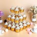 Cupcake Stand Cake Holder Wedding Party Display LED String Light 3/4/5 Tiers