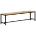 Dining bench 160 cm solid raw mango wood