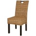 Dining room chairs Kubu 2 pieces rattan mango wood