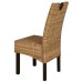 Dining room chairs Kubu 2 pieces rattan mango wood