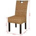 Dining room chairs Kubu 2 pieces rattan mango wood