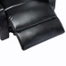 Electric Massage Rocking Chair Artificial Leather Chair with 8 Massage Points, Heating Function for Living Room, Office Black