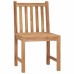 Garden chairs 8 pcs with cushions solid teak wood