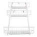 HONGPAI Refrigerator Rack Kitchen Bar Organizer Side Shelf Sidewall Holder Household