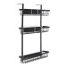 HONGPAI Refrigerator Rack Kitchen Bar Organizer Side Shelf Sidewall Holder Household