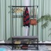 Multifunctional Coat Rack Clothes Bag Storage Hanger Shoes Holder Stool Shelf