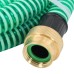 Suction hose with brass couplings 3 m 25 mm green