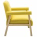 Two-seater fabric yellow