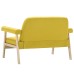 Two-seater fabric yellow