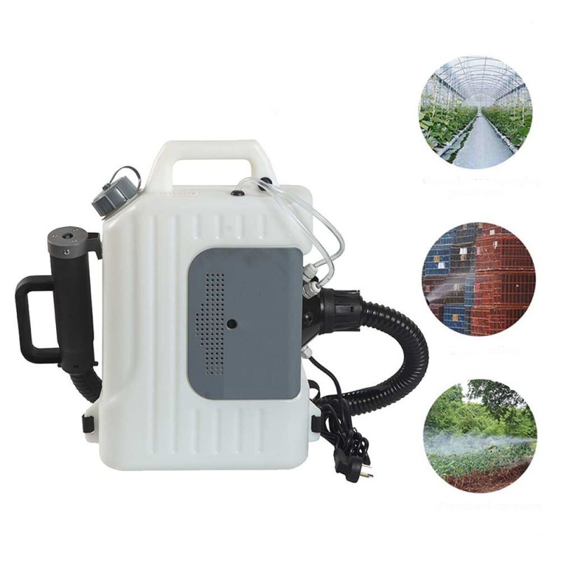 110V/220V 10L Electric ULV Fogger Nebulizer Knapsack Cold Fogging Sprayer Watering Can Mosquito Repellent Sprinklers Particle Sterilization Atomizer