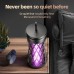 1200mAh Outdoor 360° Efficient Mosquito Killer Lamp Electric Shock Mosquito Killing Lamp Detachable Shell for Camping Hiking Outdoor Activities