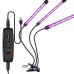 1/2/3/4 Head LED Grow Light Plant Growing Lamp Lights with Clip for Indoor Plants