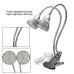 15W Flexible Clip-on Hydroponics Plant LED Dual Grow Light Full Spectrum Flower Lamp