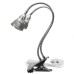 15W Flexible Clip-on Hydroponics Plant LED Dual Grow Light Full Spectrum Flower Lamp