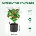 1PCS 5/10 Gallon Grow Bags Heav Duty Thickened Nonwoven Plant Fabric Pots With Handals