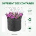 1PCS 5/10 Gallon Grow Bags Heav Duty Thickened Nonwoven Plant Fabric Pots With Handals