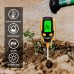 4-in-1/5-in-1 Soil Tester with pH Temperature Moisture Sunlight and Air Moisture Detection Quick Accurate LCD Display Ideal for Home Garden Farm Potted Plants and More