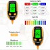 4-in-1/5-in-1 Soil Tester with pH Temperature Moisture Sunlight and Air Moisture Detection Quick Accurate LCD Display Ideal for Home Garden Farm Potted Plants and More