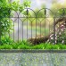 5pc 45"x24"  Metal Garden Fence Border Rustproof Landscape Fencing Edge  Flower Yard Fence