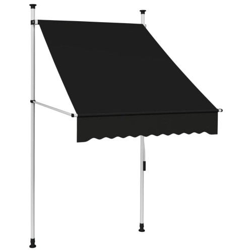 Awning manually extendable 100 cm anthracite